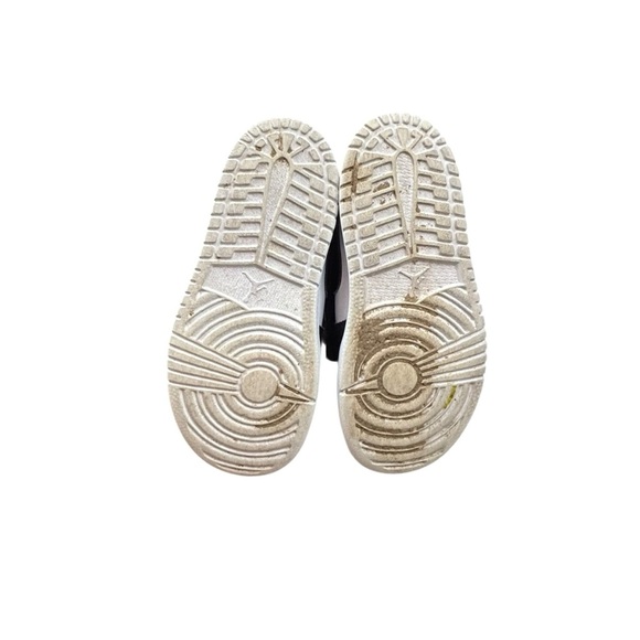 Jordan 1 Low ALT (PS) 'Bred Toe 2.0' White Black Red Hook & Loop 10C Nike Air - Picture 4 of 8